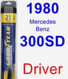 Driver Wiper Blade for 1980 Mercedes-Benz 300SD - Assurance