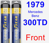 Front Wiper Blade Pack for 1979 Mercedes-Benz 300TD - Assurance