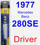 Driver Wiper Blade for 1977 Mercedes-Benz 280SE - Assurance