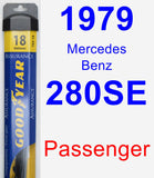 Passenger Wiper Blade for 1979 Mercedes-Benz 280SE - Assurance