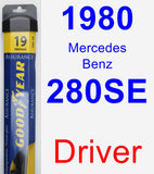 Driver Wiper Blade for 1980 Mercedes-Benz 280SE - Assurance