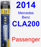 Passenger Wiper Blade for 2014 Mercedes-Benz CLA200 - Assurance