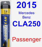 Passenger Wiper Blade for 2015 Mercedes-Benz CLA250 - Assurance