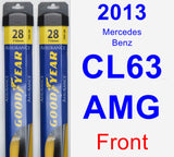 Front Wiper Blade Pack for 2013 Mercedes-Benz CL63 AMG - Assurance