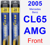 Front Wiper Blade Pack for 2005 Mercedes-Benz CL65 AMG - Assurance