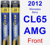 Front Wiper Blade Pack for 2012 Mercedes-Benz CL65 AMG - Assurance