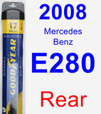 Rear Wiper Blade for 2008 Mercedes-Benz E280 - Assurance