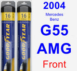 Front Wiper Blade Pack for 2004 Mercedes-Benz G55 AMG - Assurance