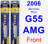 Front Wiper Blade Pack for 2006 Mercedes-Benz G55 AMG - Assurance