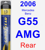 Rear Wiper Blade for 2006 Mercedes-Benz G55 AMG - Assurance