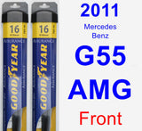 Front Wiper Blade Pack for 2011 Mercedes-Benz G55 AMG - Assurance