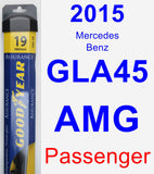 Passenger Wiper Blade for 2015 Mercedes-Benz GLA45 AMG - Assurance