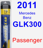 Passenger Wiper Blade for 2011 Mercedes-Benz GLK300 - Assurance