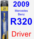 Driver Wiper Blade for 2009 Mercedes-Benz R320 - Assurance