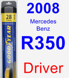 Driver Wiper Blade for 2008 Mercedes-Benz R350 - Assurance