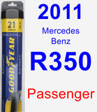 Passenger Wiper Blade for 2011 Mercedes-Benz R350 - Assurance
