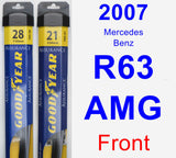 Front Wiper Blade Pack for 2007 Mercedes-Benz R63 AMG - Assurance