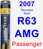 Passenger Wiper Blade for 2007 Mercedes-Benz R63 AMG - Assurance