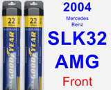 Front Wiper Blade Pack for 2004 Mercedes-Benz SLK32 AMG - Assurance