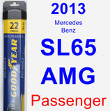 Passenger Wiper Blade for 2013 Mercedes-Benz SL65 AMG - Assurance