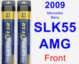 Front Wiper Blade Pack for 2009 Mercedes-Benz SLK55 AMG - Assurance