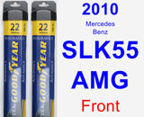 Front Wiper Blade Pack for 2010 Mercedes-Benz SLK55 AMG - Assurance