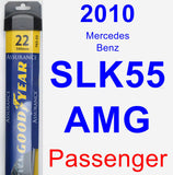 Passenger Wiper Blade for 2010 Mercedes-Benz SLK55 AMG - Assurance