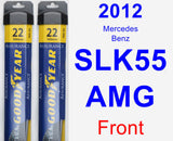 Front Wiper Blade Pack for 2012 Mercedes-Benz SLK55 AMG - Assurance