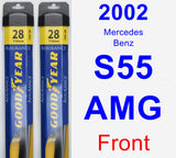 Front Wiper Blade Pack for 2002 Mercedes-Benz S55 AMG - Assurance