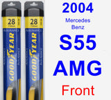 Front Wiper Blade Pack for 2004 Mercedes-Benz S55 AMG - Assurance