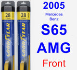 Front Wiper Blade Pack for 2005 Mercedes-Benz S65 AMG - Assurance