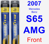 Front Wiper Blade Pack for 2007 Mercedes-Benz S65 AMG - Assurance