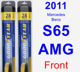 Front Wiper Blade Pack for 2011 Mercedes-Benz S65 AMG - Assurance