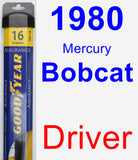 Driver Wiper Blade for 1980 Mercury Bobcat - Assurance