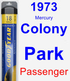 Passenger Wiper Blade for 1973 Mercury Colony Park - Assurance