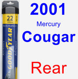 Rear Wiper Blade for 2001 Mercury Cougar - Assurance