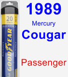 Passenger Wiper Blade for 1989 Mercury Cougar - Assurance