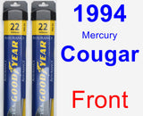 Front Wiper Blade Pack for 1994 Mercury Cougar - Assurance