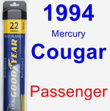 Passenger Wiper Blade for 1994 Mercury Cougar - Assurance