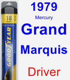 Driver Wiper Blade for 1979 Mercury Grand Marquis - Assurance