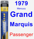 Passenger Wiper Blade for 1979 Mercury Grand Marquis - Assurance