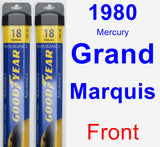 Front Wiper Blade Pack for 1980 Mercury Grand Marquis - Assurance