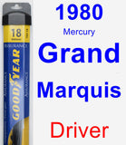 Driver Wiper Blade for 1980 Mercury Grand Marquis - Assurance