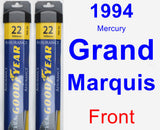 Front Wiper Blade Pack for 1994 Mercury Grand Marquis - Assurance