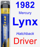 Driver Wiper Blade for 1982 Mercury Lynx - Assurance