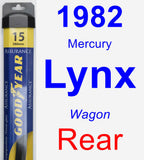 Rear Wiper Blade for 1982 Mercury Lynx - Assurance