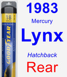 Rear Wiper Blade for 1983 Mercury Lynx - Assurance