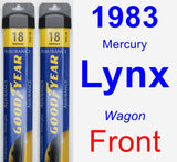 Front Wiper Blade Pack for 1983 Mercury Lynx - Assurance