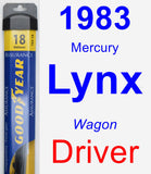 Driver Wiper Blade for 1983 Mercury Lynx - Assurance