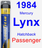 Passenger Wiper Blade for 1984 Mercury Lynx - Assurance